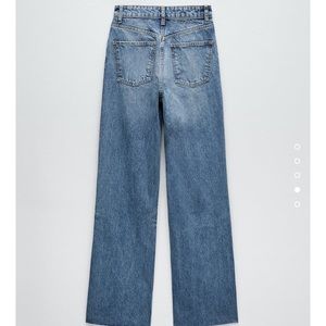 Zara High rise - wide leg - full length Jeans size 14